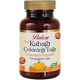 Balen Bal Kabağı &Ccedil;ekirdeği Yağı 100 Kaps&uuml;l X 1380 Mg Kabak &Ccedil;ekirdeği Yağı Kaps&uuml;l&uuml; Blkbkk