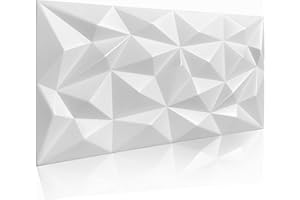 I K H E MALARKA Paneles 3D, paneles de poliestireno poliestireno XPS, paneles de techo, paneles de pared 3D, decoración, techos, revestimiento de pared, 3 mm de grosor, 100 cm x 50 cm, 8 unidades (blanco 03)