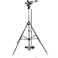 JALKIPARI® RAINGUN Combo Set with PVC 1.50INCH RAIN Gun, Complete Adapter Set, 8 FT ISI G.I. Riser Pipe, 4 Leg Height Adjustable Stand ((P) Type Sprinkler Adapter Set, 90MM (3" INCH))