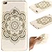 Produktbild Ooboom® Xiaomi Mi Max 2 Hülle TPU Silikon Gel Ultra Dünn Schutzhülle Handy Tasche Case Cover für Xiaomi Mi Max 2 - Totem Blume Weiß