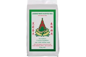 Royal Thai Rice Långkornigt Jasminris 18 kg – Premiumkvalitet från Thailand, 100% naturligt ris | Perfekt för wokrätter, asiatisk mat och tillbehör med kohlklistermärken