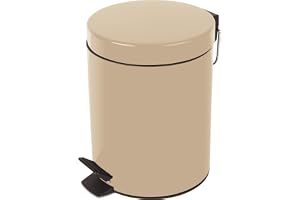 Spirella Sydney Beige Soptunna Pedalhink soptunna – 3 liter – med avtagbar innerhink