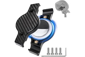 ZARADU Airtag Support Vélo Universel,Airtag Support Antivol Velo,Airtag Velo Support pour Apple Airtag,Comprend des Vis pour la Fixation Au Porte Bouteilles,des Accessoires de Montage