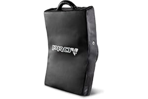 ‎PRO4 SPORT Pro4 Stoßkissen Pratze Pro Strike gerade oder gebogen - XL Schlagpolster ideal für Muay Thai MMA Kampfsport Training Trittpolster Kickpolster Pratzen