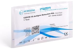 ‎JUANWAN NewGene COVID-19 Selbsttest für Laien im Polybeutel, Antigen Schnelltest, 40 x 1 Stück