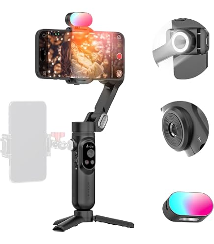 Pivo Classic Support Smartphone Avec Suivi Automatique - Rotation 360°, Zoom Auto - Pour Vidéos Sportives Et YouTube