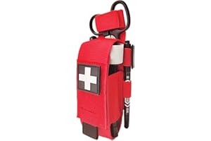 GZWER Tactical Tourniquet Pouch Holder TQ Tourniquet Case Trauma Medical Shear Pouch