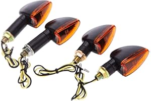 F SEASON Lot de 4 feux Clignotants Indicateurs Lampe feux lumière 12V pour avant et arrière moto