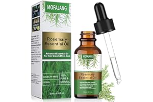 MOFAJANG Rosemary Natural Herbal Essence Oil for Eyebrow Eyelash Beard Growth,or Massage and Skin Care, Anti Hair Loss Serum for Thin Hair & Fast Growth for Men Women-30ml