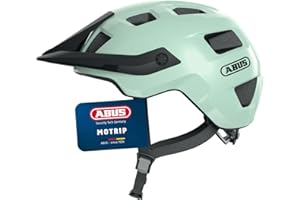 ABUS MTB-Helm MoTrip - Casque de vélo robuste avec visière réglable en hauteur pour VTT - ajustement individuel - unisexe