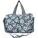 Bebamour Original Floral Designer Diaper Tote Bags Nappy Changing Bag (Blue)