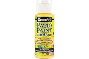 DECO ART DecoArt Outdoor Acylic Paint, Acrylic, Deep Buttercup, 59ML