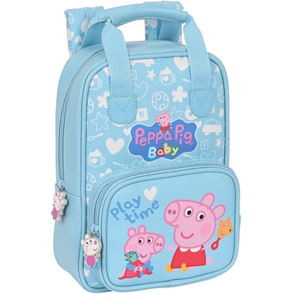 Mybagstory - Mochila Con Ruedas 3D Stitch Para Niña - Rosa - Escuela - Guardería - Talla 32 Cm - Correas Ajustables - Ruedas - Azul/Rosa