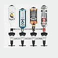 Professional 2/4/6 Bottle Optics for Home Bar UK Made - Bar Butler Shot Measure Bracket Alcohol Spirits Wine Upside Down Drink Dispenser Home bar Garage Man cave (25ml, 4 Bottle Traditional)