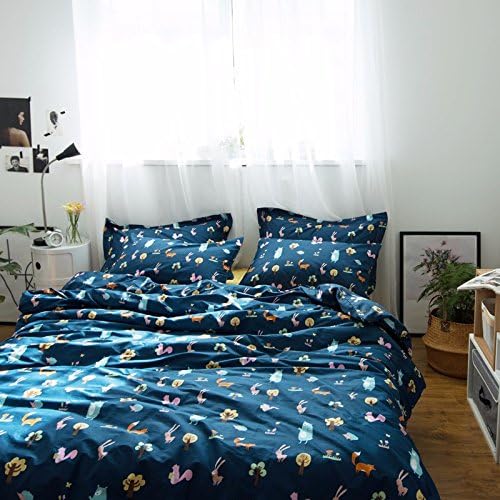 Bedding set Nordic simple cotton cartoon bed children's bed sheet four pieces of cotton sweet and sweet anime,the,1.8m