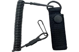 SINRAD Cordino Tattico Portachiavi, Portachiavi Elastico In Paracord, Cordino Elastico Tattico, Portachiavi a Spirale ，Adatto Per Escursioni, Pesca, Caccia, Arrampicata