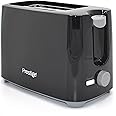 Prestige Toaster 2 Slice Bread | Toaster Machine with 7 Settings Adjustable Browning Control | Cancel Function | Removable Crumb Tray | Automatic Pop Up - 700w Black PR81534