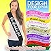 Price comparison product image New Personalised Birthday Sashes - Fully Custom Sashes For That Very Secial Person on Their birthday