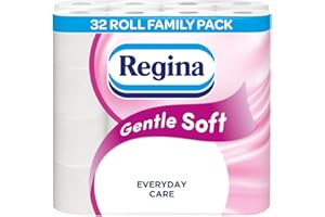 Regina Gentle Soft Toilet Roll 3Ply (Pack 32 Rolls)