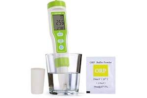 GAIN EXPRESS Misuratore di Redox ORP -1200~1200mv Con Tampone di Calibrazione ORP In Polvere Per La Misurazione Della Qualità Dell'Acqua ±2mv Misuratore di Potenziale di Riduzione Dell'Ossido Ad Alta Precisione