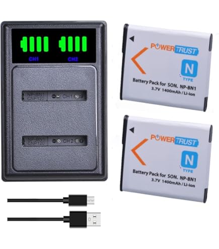 DuraPro Rapid LCD USB Charger For Sony NP-BN1 Cyber-shot DSC-QX10 DSC-QX30 - View #7