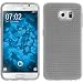 Produktbild PhoneNatic Case für Samsung Galaxy S6 Hülle Silikon clear Iced Cover Galaxy S6 Tasche + 2 Schutzfolien
