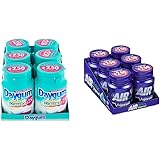 Daygum Protex Chewing Gum Senza Zucchero, Gusto Menta, Confezione da 6 Mini Barattoli, 46 Gomme da Masticare Ciascuno & Vigor