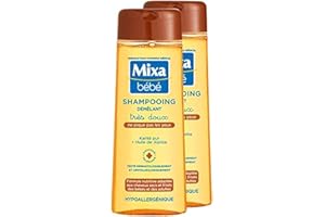 Mixa Bebe Shampooing demelant Tres Doux, Champú, Pack de 2 x 250 ml