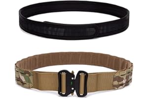 TWINFALCONS Cintura Tattica Militare Nylon 1000D Fibbia in Metallo a Sgancio Rapido Cinture di Sicurezza per Uomini