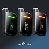 alcoradar Pro Dijital Alkolmetre | USB Şarjlı, LED Ekranlı, Hızlı ve Hassas Promil &Ouml;l&ccedil;er
