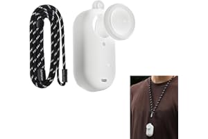 HESUPY GO3S Custodia protettiva copriobiettivo con cinturino da collo per Insta360 GO 3S, custodia protettiva in silicone per fotocamera Insta 360 GO 3S Thumb Camera Skin Case + copriobiettivo + cordino