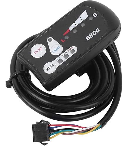 LED Power Display Panel, Elektrische Fiets Modificatie Display Meter met Waterdichte 5P Mannelijke Stekker voor 22,2 Mm Stuur (36V