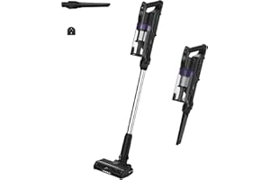 Hoover HF1 Plus Scopa Elettrica Senza Fili con Modalità Turbo, Spazzola All Floor con Tecnologia Anti-Twist, Autonomia 45 Minuti, Quick Park&Go, Luci LED [HF1PZ10H]