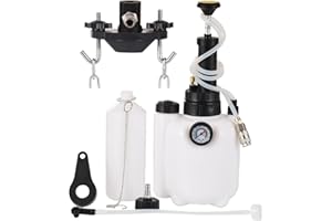 LXNEER Brake Bleeding Kit 3L Brake Fluid Bleeder Tool, Brake & Clutch Bleed System with 1L Refilling Bottle and E20 Adapter for Car Motorcycle