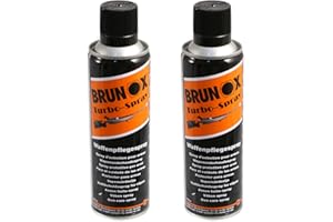 SKUURTFR Brunox Waffenpflegespray Waffenöl Turbo Spray - 2 Dosen a 300 ml