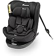 Bebeconfort EvolveFix i-Size, 360 Swivel Car Seat, ISOFIX Car Seat for 0–12 Years, 40–150cm, 0-36 Kg, Group 0+/1/2/3, Rear Facing, 5 Recline Positions, Side Impact Protection, Top-Tether, Black Mist