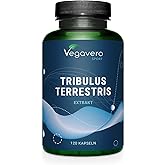 Tribulus Terrestris Vegavero® | 90% di Saponine | 100% Naturale e Senza Additivi | No OGM e Testato in Laboratorio | 120 caps