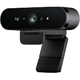 Logitech BRIO ULTRA-HD PRO Webcam, 4K HD 1080p, 5 kat zoom, y&uuml;ksek g&ouml;r&uuml;nt&uuml; frekansı, HDR ve RightLight 3, USB bağlantısı, Win