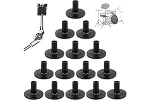 VYZUTR Manicotti per Supporto per Piatti, 15 Pezzi Manica del Tamburo Supporto per Piatti per Batteria Accessori per Fusti Sostituzione per Kit di Batteria da Scaffale