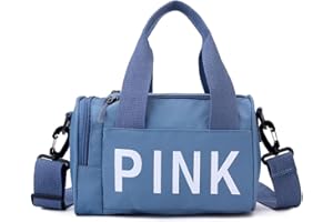 FRGITYGIFT Mini petit sac à bandoulière pour homme et femme, joli petit sac de sport, sac à main esthétique, sac fourre-tout de gym, sac fourre-tout portable pour le sport, les voyages, Bleu-a, Tendance