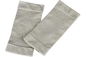 Lin's Liliana 2 x bandaż na łokieć, łokieć tenisisty, dla kobiet i mężczyzn, ochrona łokci z kompresją, do uprawiania sportu, ramienia golfisty i łokcia tenisisty (szary)