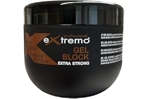 INVIDIA Intercosmetics Extremo - Gel Block per capelli Extra Strong, azione modellante, effetto capello lucido, 500 ml