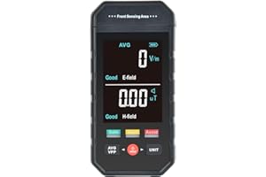 BILIVRY Geigerzähler für elektromagnetische Strahlung, EMF-Messgerät: tragbarer LCD-EMF-Detektor, geeignet für die EMF-Inspektion zu Hause, im Büro und im Freien