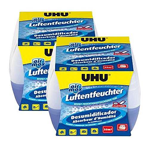 2x UHU 47130 Luftentfeuchter Original 450 g