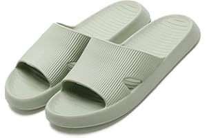 Anmerl Badeschuhe Herren und Damen, Weiche Bequeme Ultraleichte Sommer Hausschuhe Sandalen, Rutschfeste und Schnell Trocknende Badezimmer-Dusch Pantoffeln