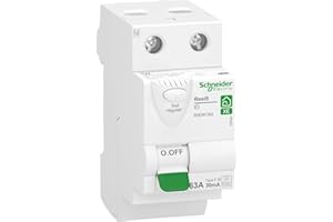 Schneider Electric R9ERF263 RESI9 XE - interrupteur différentiel - 2P - 63A - 30mA - Type Fsi - embrochable Int Diff XE 2P 63A 30mA Fsi