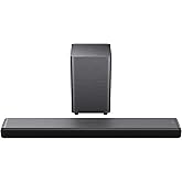 TCL S55H 2.1 Channel Dolby Atmos Soundbar Hoparl&ouml;r with Deep Super Bass Wireless Subwoofer, DTS Virtual:X, AI Sonic-Adaptatio