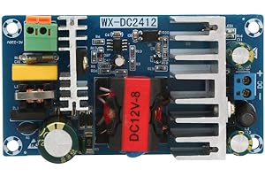 ZUNATE Scheda di alimentazione di commutazione, modulo di alimentazione WX-DC2412 12V 8A 100W scheda di alimentazione di commutazione AC DC modulo di commutazione AC 90~265V 50/60Hz, corrente di uscita: 8-
