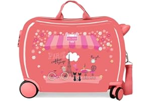 Roll Road Coffee Shop Pink Cabin Suitcase