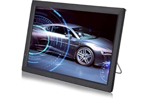 Garsent LCD 14 Pouces Téléviseur Portable, Téléviseurs Analogiques Téléviseur avec TNT 1080P HD Téléviseur avec 1800mah Batteries Rechargeables et Antenne, TV pour Chambre, Cuisine, Caravane,etc.